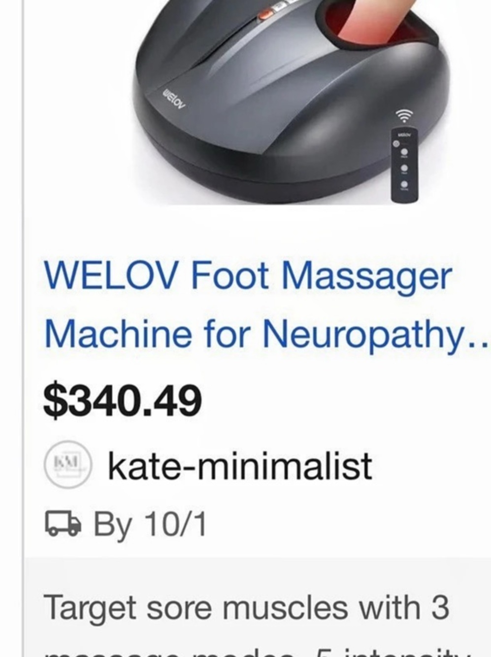 Welov Foot Massager Machine